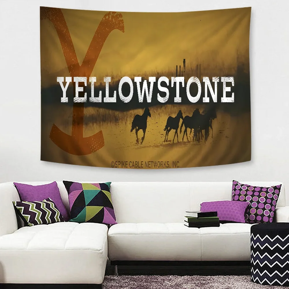 Yellowstone Dutton Ranch Happy Birthday Banner Hintergrund für Geburtstag Banner Party Hintergrund Dekor Dekorationen