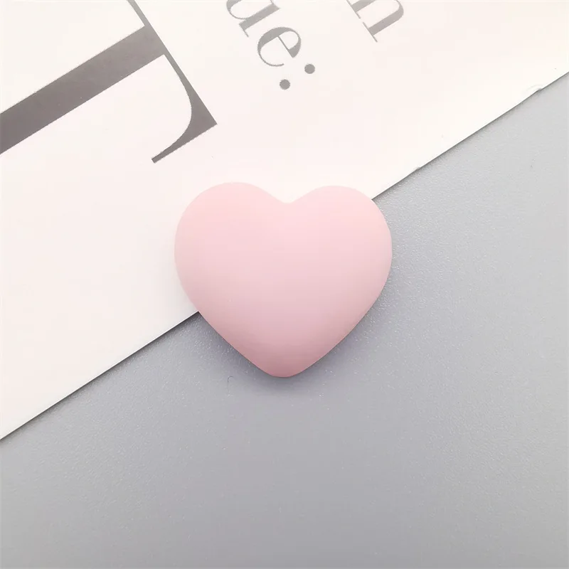 10 Stuks Kawaii Koffie Kleur Liefde Hart Hars Diy Schoenen Hoed Icebox Barrette Mobiele Telefoon Case Plakboek Crème Lijm plat Hars