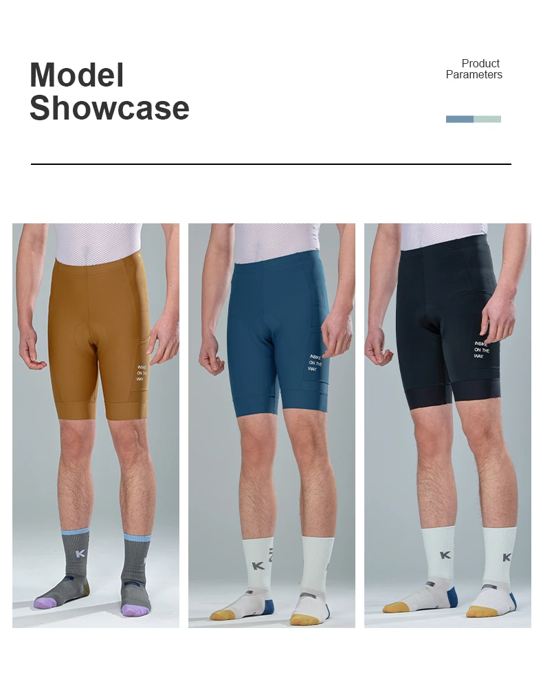 INBIKE Pro Sommer Herren-Radhose, Fahrradhose, stoßdämpfende Fahrradbekleidung, Mountainbike- und Rennradhose mit Tasche – Detail 7