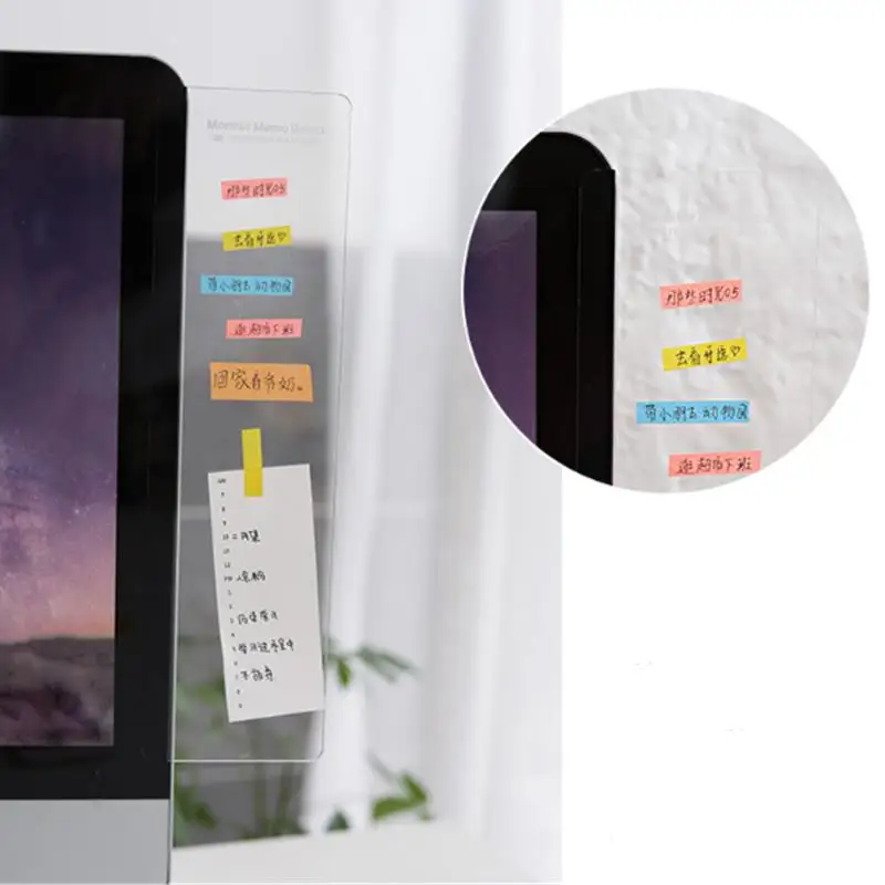 شاشة الكمبيوتر ملاحظات رصد رسالة مجلس شاشة مذكرة مجلس الكمبيوتر مثبت ملاحظة حامل رسالة مذكرة لوحة للمكتب