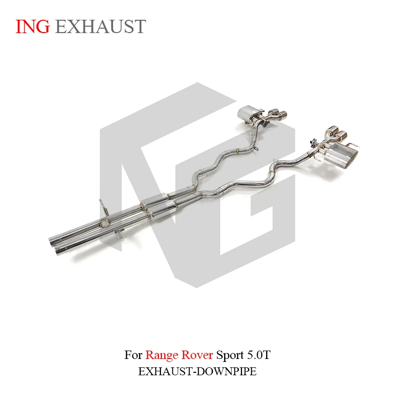 ING Sistemas Tuning SS304 Exhaust Catback for Rang Rover Sport 5.0l Valve Race Refitting Accessories Vehicle Engine Parts System