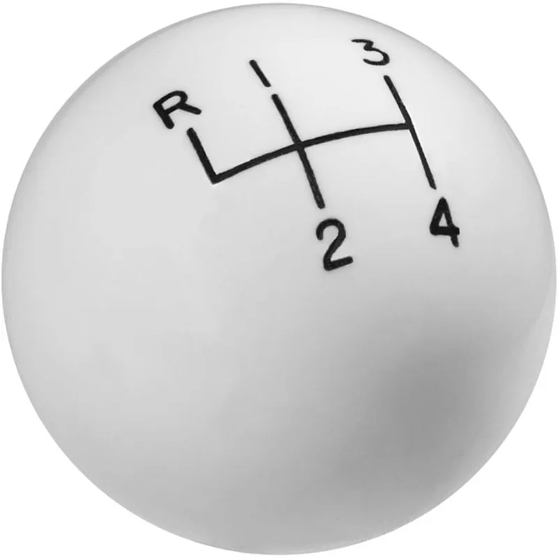 

Hurst 1630002 White 4-Speed Classic Shifter Knob