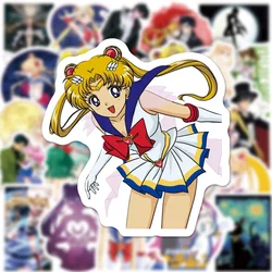 10/30/50PCS Sailor Moon Decoration Stickers Anime Cute Aesthetic Cartoon Decals DIY Notebook Waterproof Kawaii Girl Sticker Gift