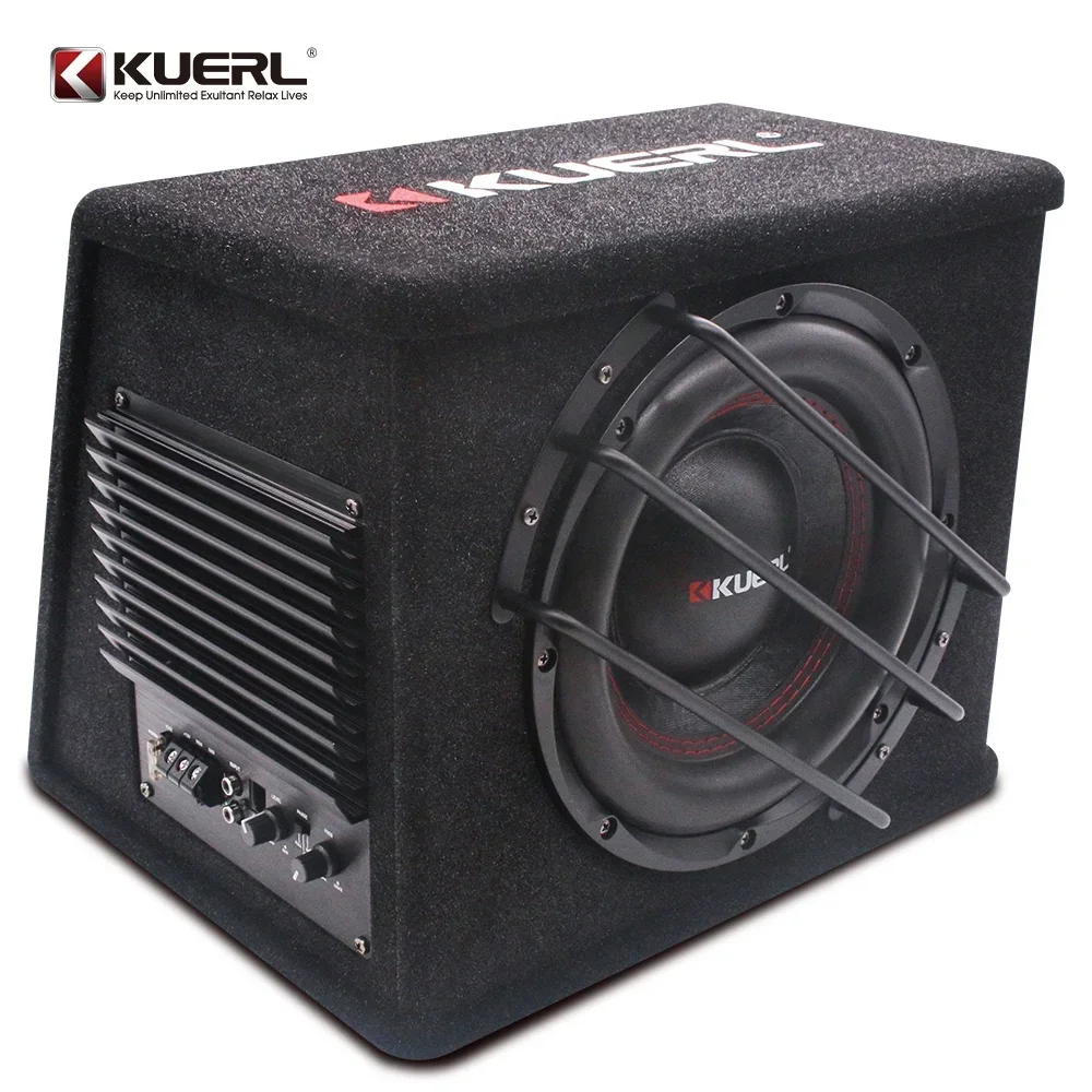 Factory wholesale 10 inch 1500W car stereo modified subwoofer high power heavy bass 12V active car subwoofer images - 6