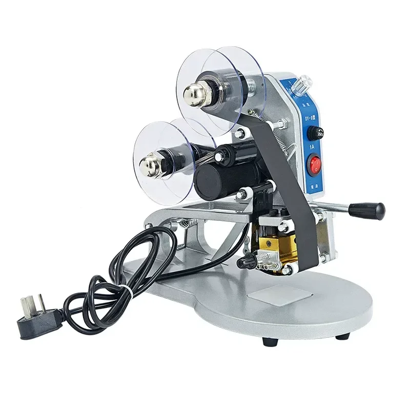 Manual Inkjet Coder Hand Pressed Steel Printing Machine Direct Thermal Color Ribbon Date Code Printer for Production Line