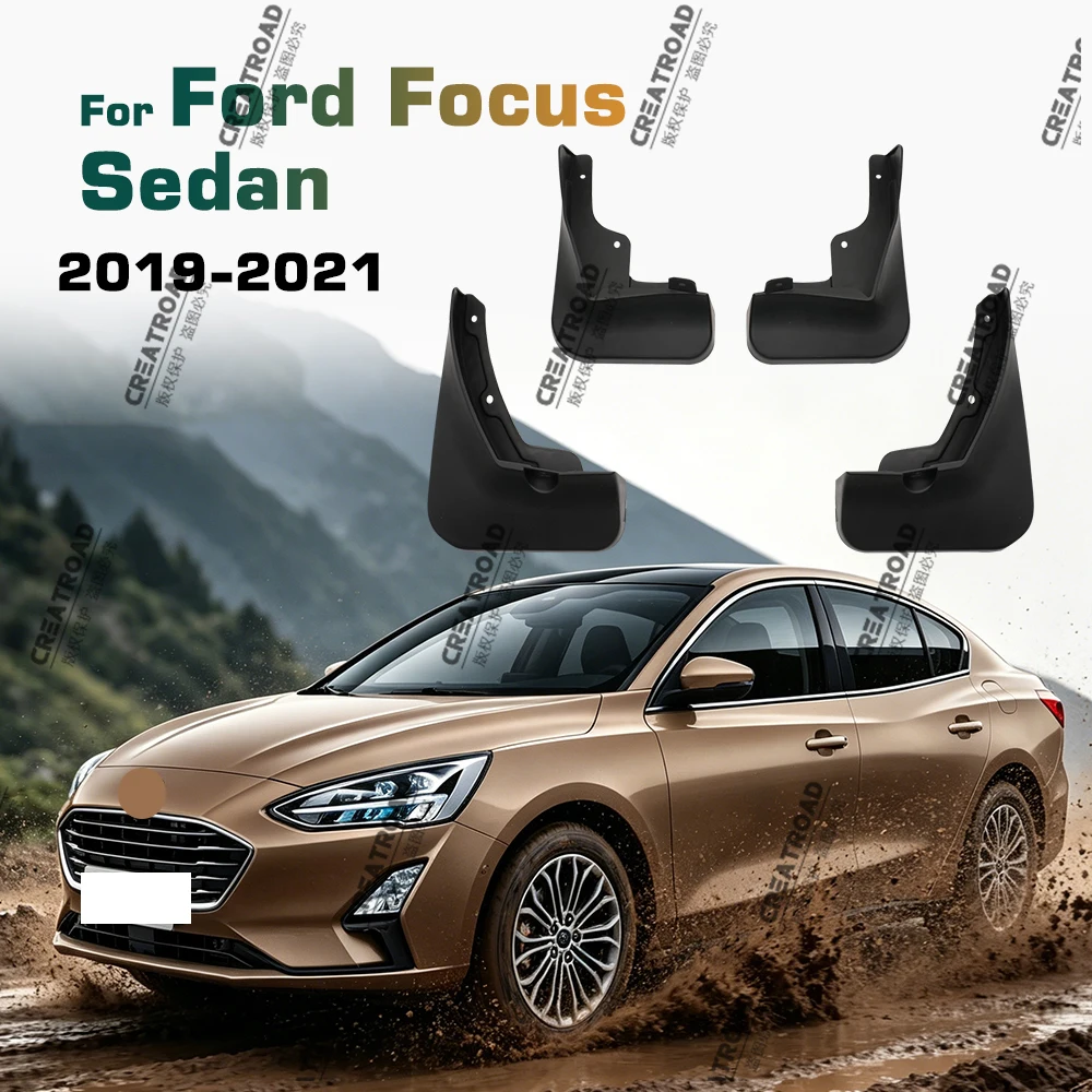 Für Ford Focus MK4 Limousine 2019 2020 2021 Kotflügel Schmutzfänger Spritzschutz Schmutzschutzbleche Auto-Zubehör