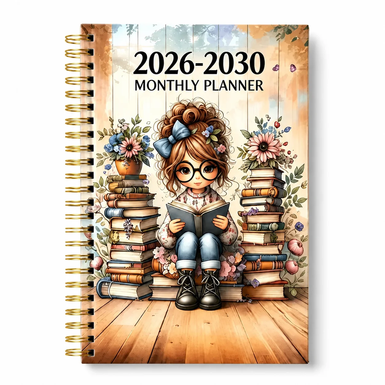 2026 bis 2030 Fünf-Jahres-Planer Spiralnotizbuch Ziel-Tracking-Journal für Männer und Frauen – Detail 6