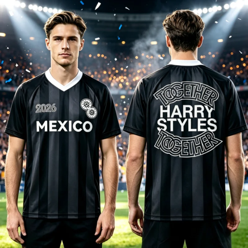 2026 Summer New Multi City Harry Styles Jersey Sports Concert Fan Daily Wear Men and Women Short Sleeve T-shirt Family Kids Tees