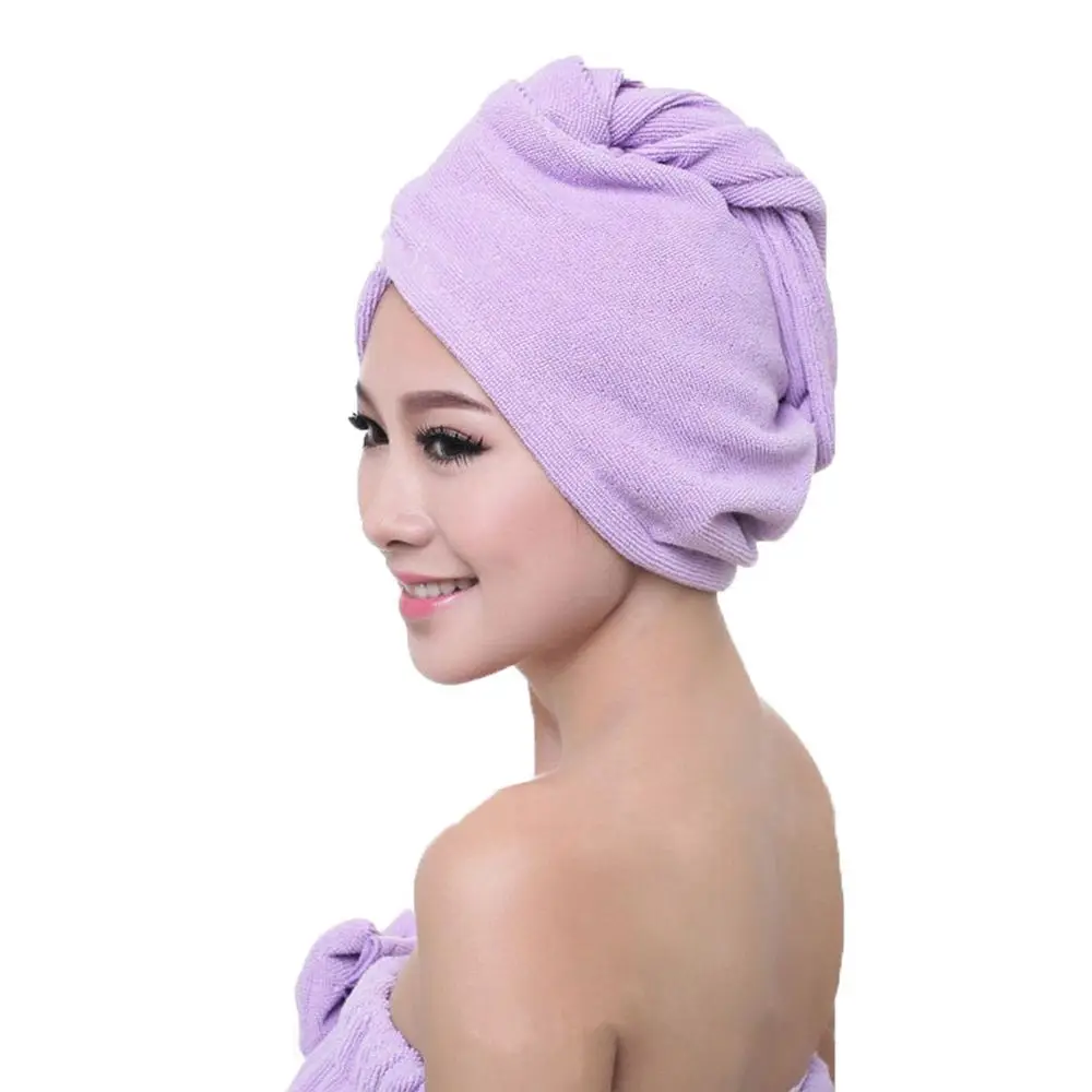 

Fiber Towel/Hat/Cap Home Garden Neccessity Towel Salon Bath Hat Cap Towels Hair Drying Bathing Quick Dry Towel Dryer