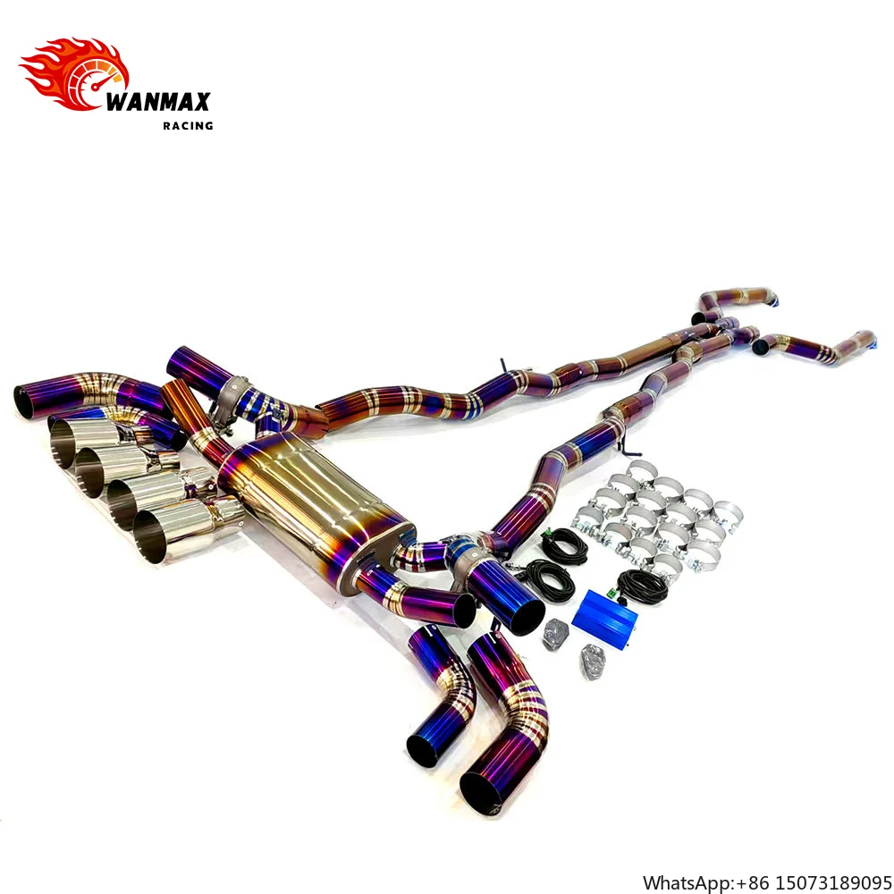 

Valvetronic Mufflers Catback Exhaust for M5 F90 G90 M8 F92 M850i 2018-2023 Exhaust Pipe Titanium Exhaust System Escape