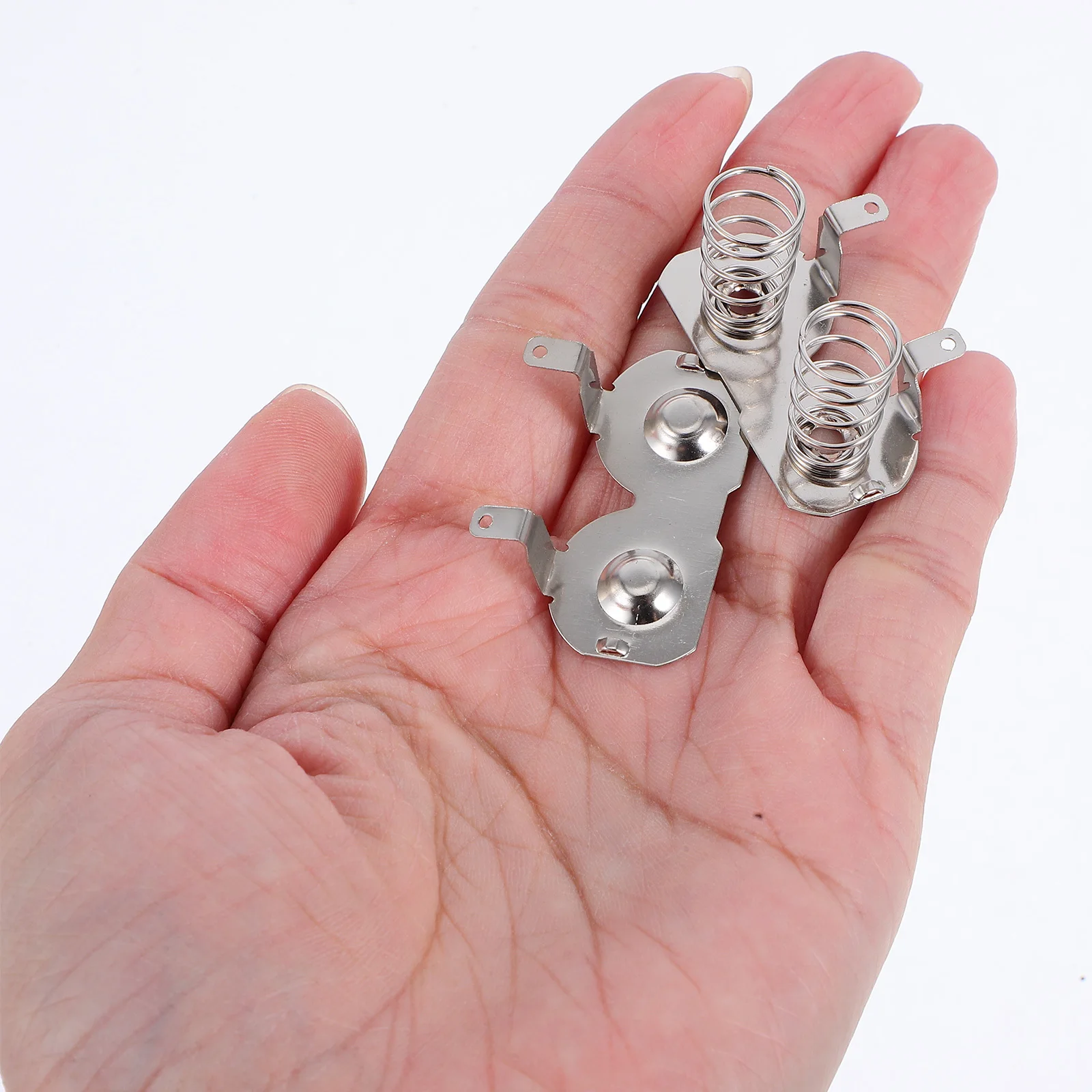 

10Sets Spring Plate Sets 18650 Negative to Positive Metal Contact Replacement for Flashlight Devices