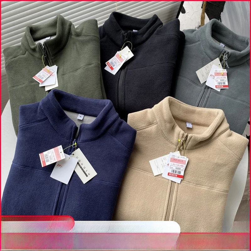 

Thiened Fce Jaet Youth Trendy Autumn Winter New Arrival Outdoor Warm Coat Men's Faion Outerwear Zipper Closure Long ...