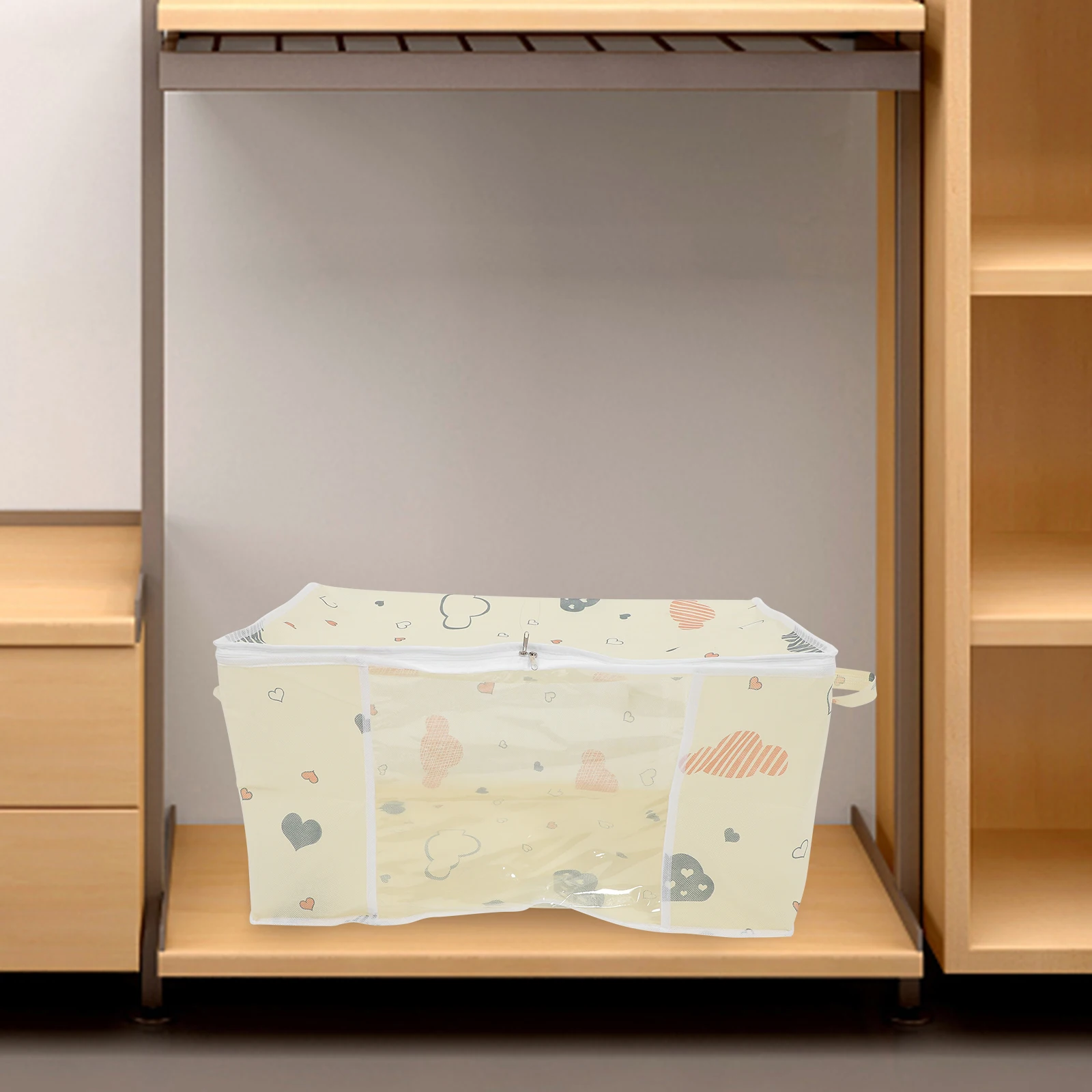 

Quilt Storage Bags Large Capacity Waterproof Bedding Organizer Comforter Bag Transparent Window Clothes Storage Solution