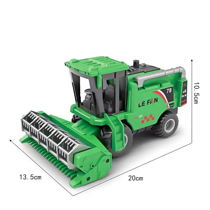 1 stks simulatie boerderij oogstmachine speelgoed kinderen boer traagheid voertuig speelgoed klassieke speelgoed wrijving aangedreven voor kinderen geschenken