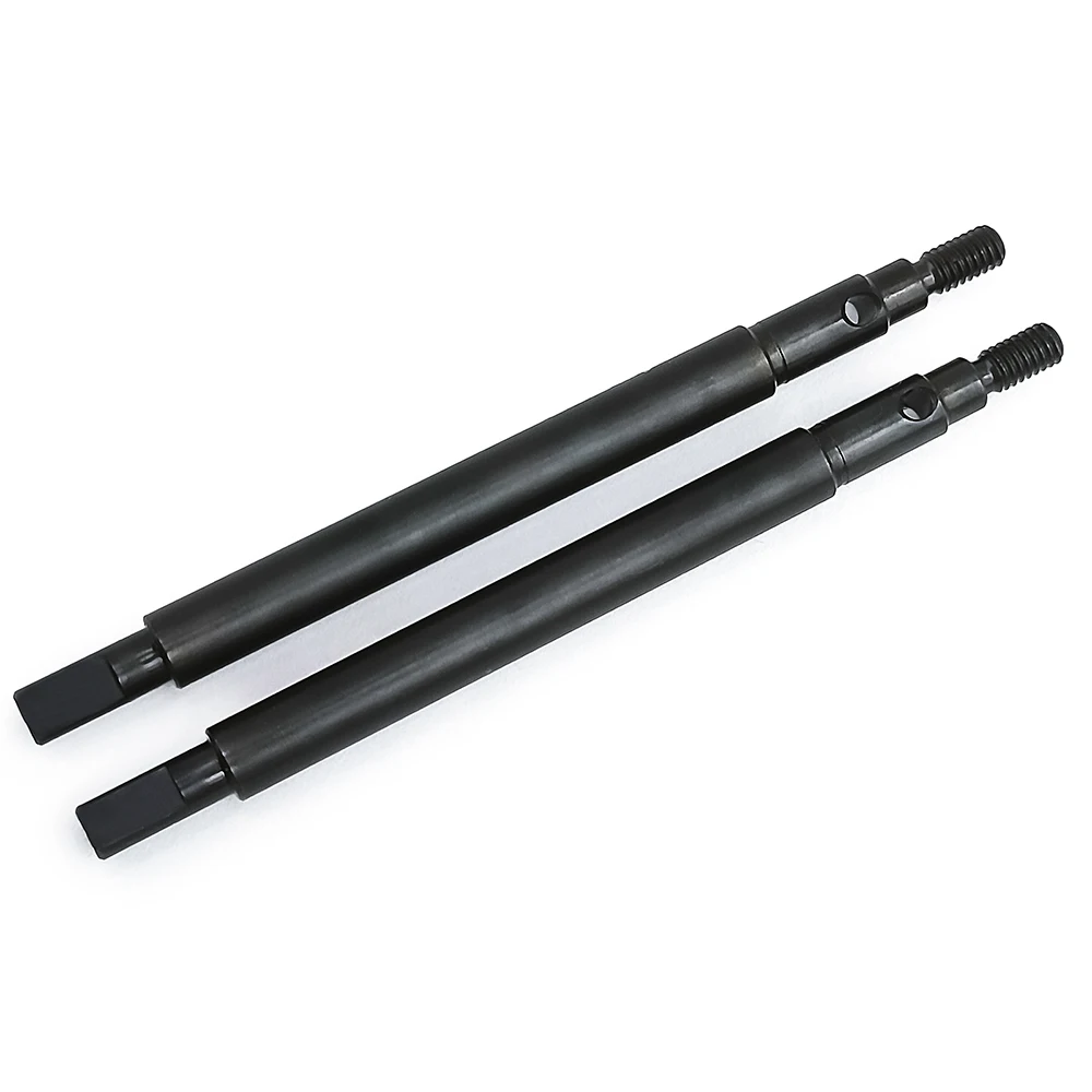 MIBIDAO 2Pcs Steel Front / Rear Axle CVD Drive Shaft for TRX-4M Bronco Defender 1/18 RC Crawler Car Model Upgrade Parts