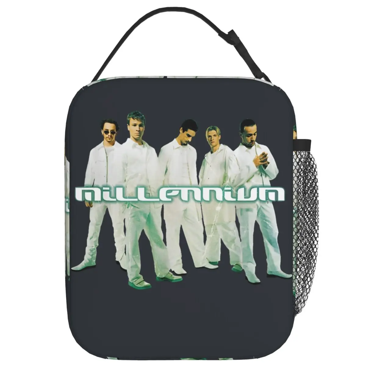 

Backstreet Boys Millennium Cutout Lunch Bag Outdoor Picnic Lunch Box For Women Casual Print Tote Food Bags Waterproof Cooler Bag
