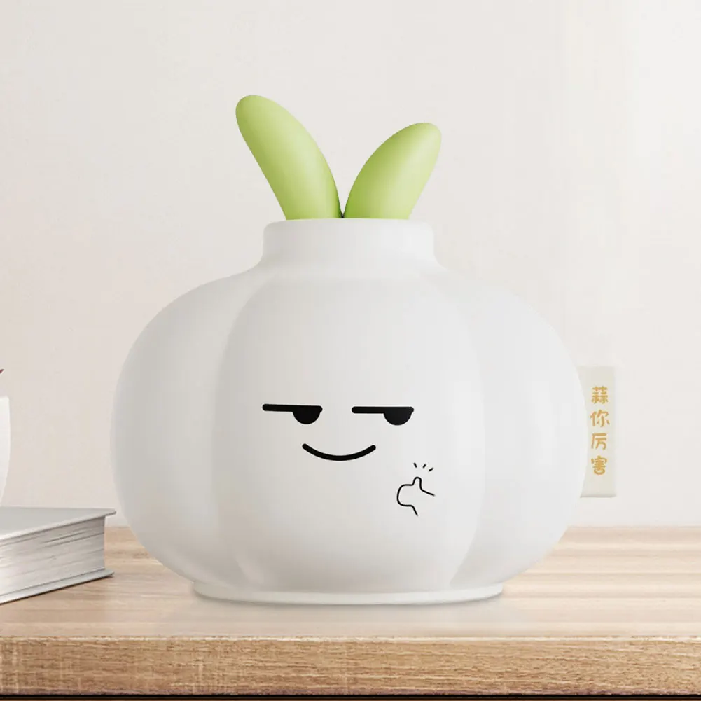 Silicone Pat Night Light Cartoon Sleeping Light Warm Light Creative Bedside Lamp Garlic Nursery Nightlight for Kids Room