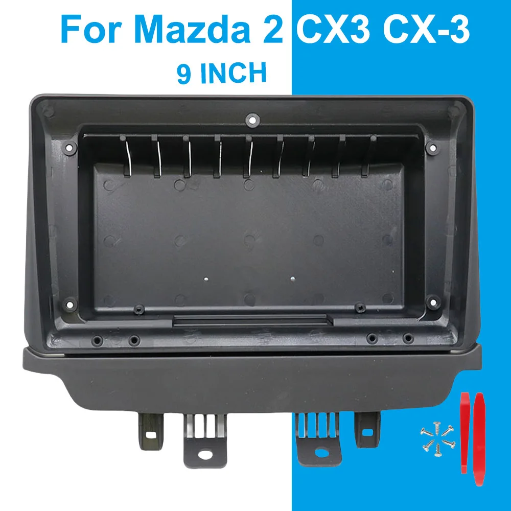 小物 three2four RAD 9 inch Android video large screen modification panel for Mazda 2