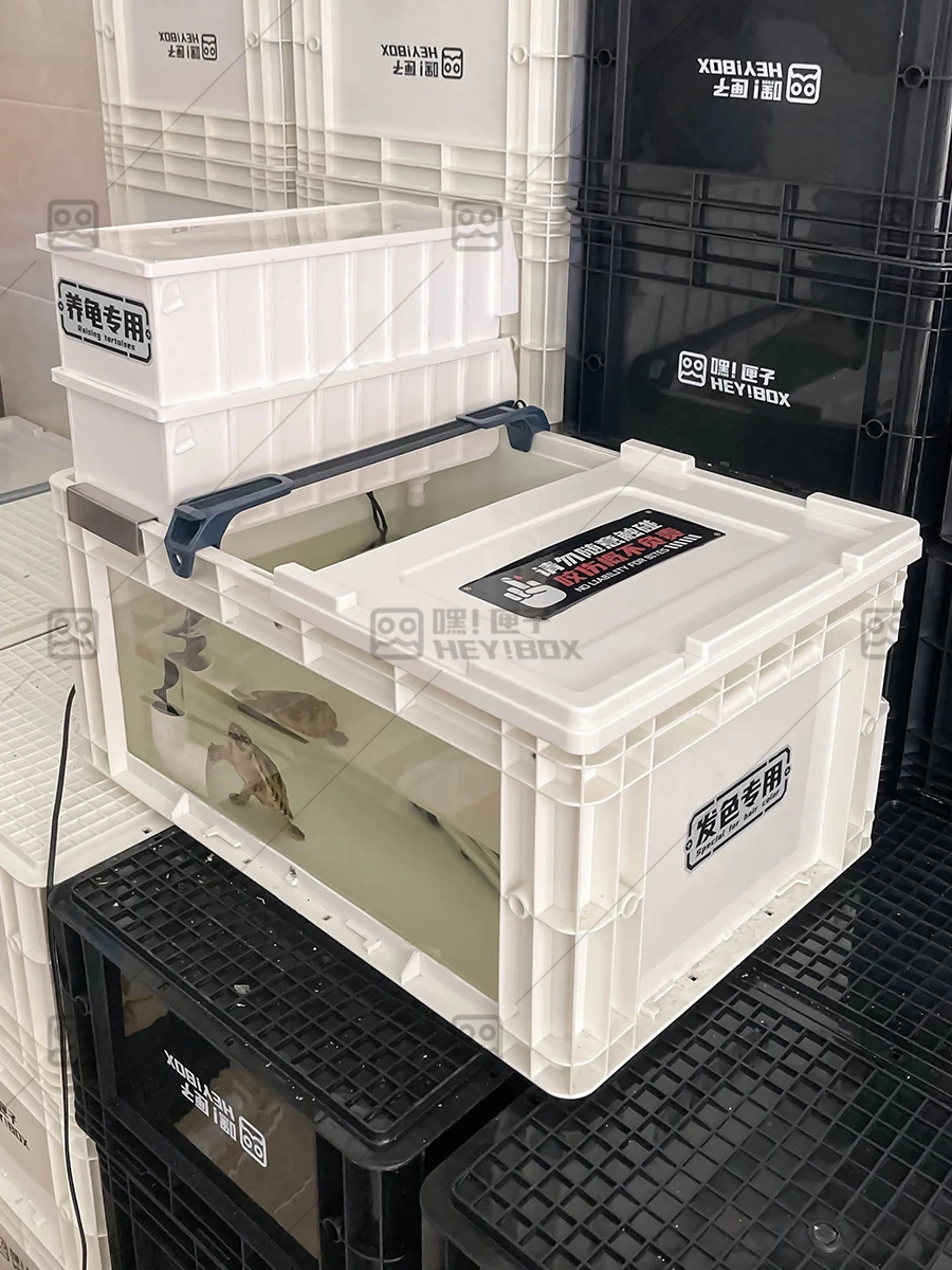 

Hey, transparent box, trickle filter, turtle tank, turtle raising, visual sorting box, diy hair color box