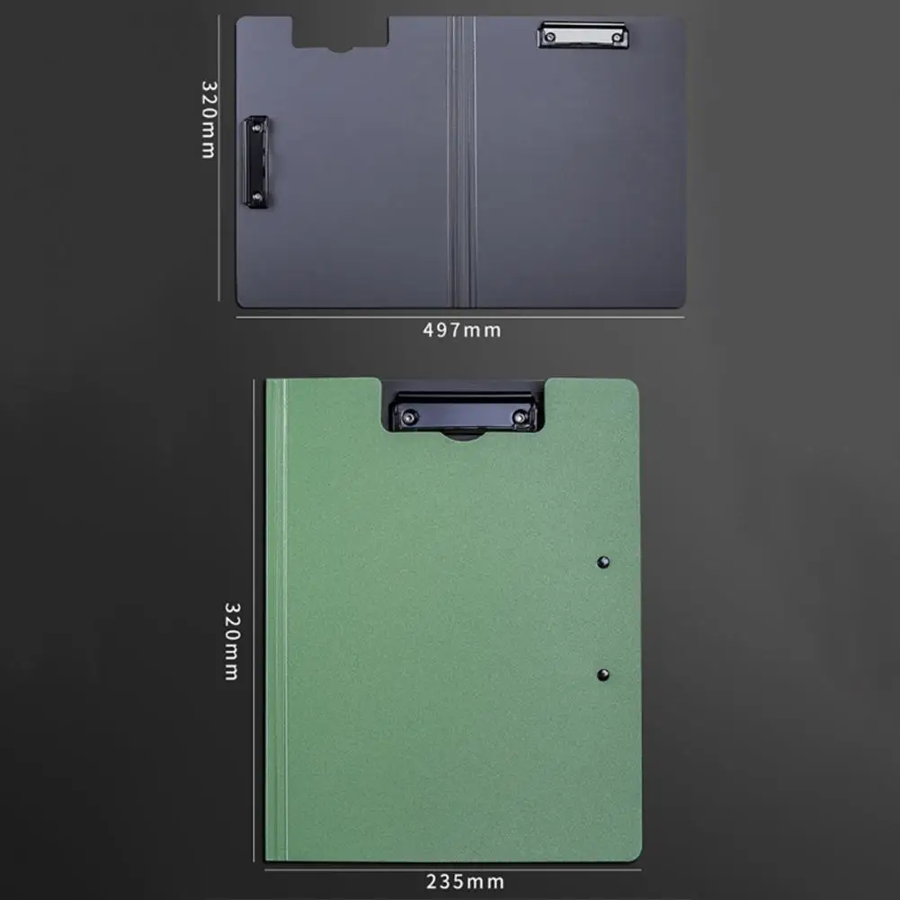 A4 Clipboard Smooth Surface Portable Metal Handy References File Clip Folder Office Stationery