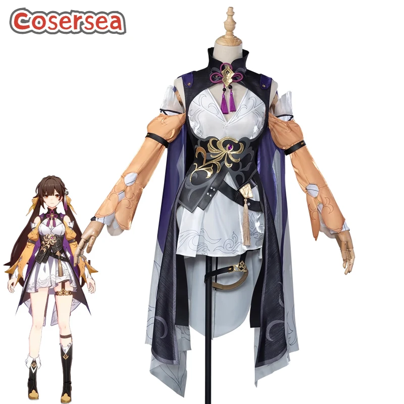 

Cosersea Sushang Cosplay Costume Game Honkai Star Rail Sushang Elegant Handsome Women Dress Role Play Uniform Outfit Fullset