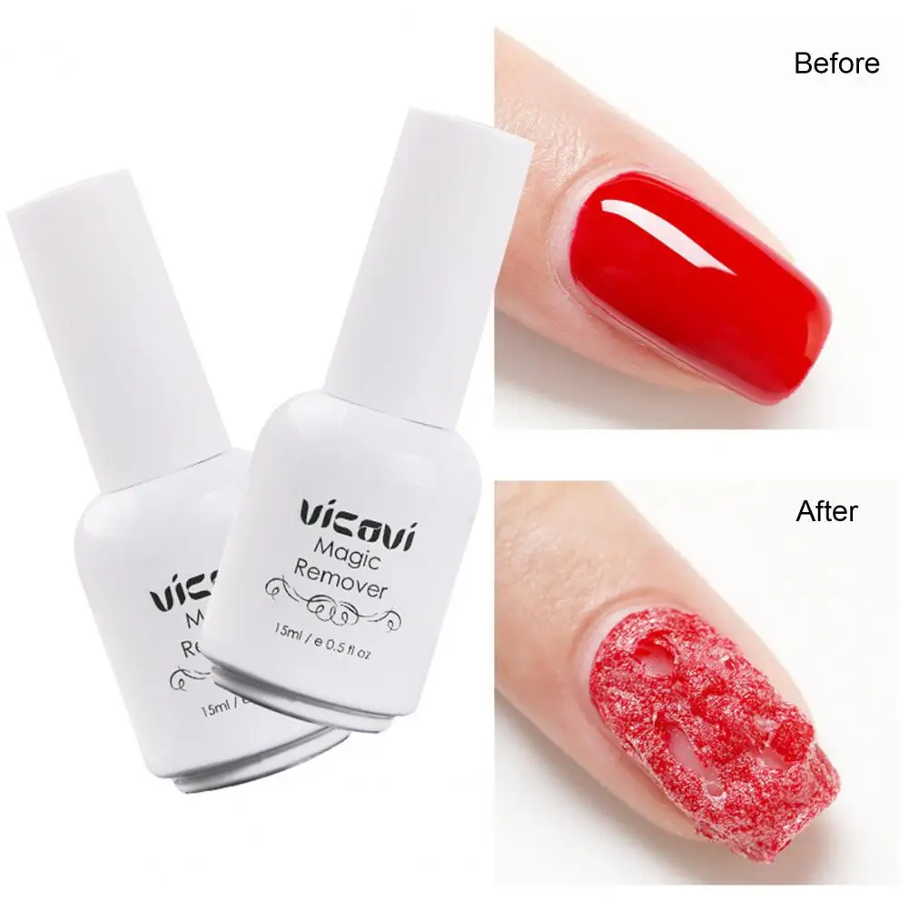 Practical Semi-Permanent Polish Nail Cleaner Nail Removal Solution Safe Ingredient  Nail Gel Removal