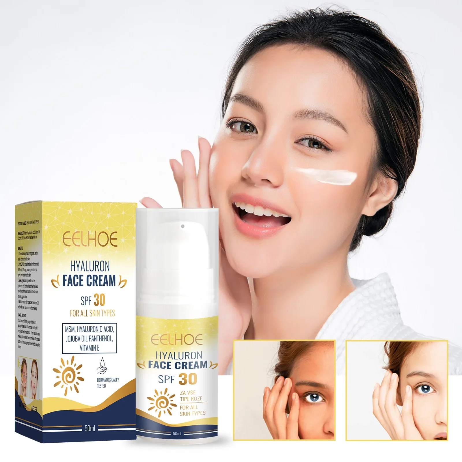 Sdottor Facial Body Sunscreen Whitening Protective face cream Sunblock brighten skin anti-ultraviolet anti-aging moisturizing no