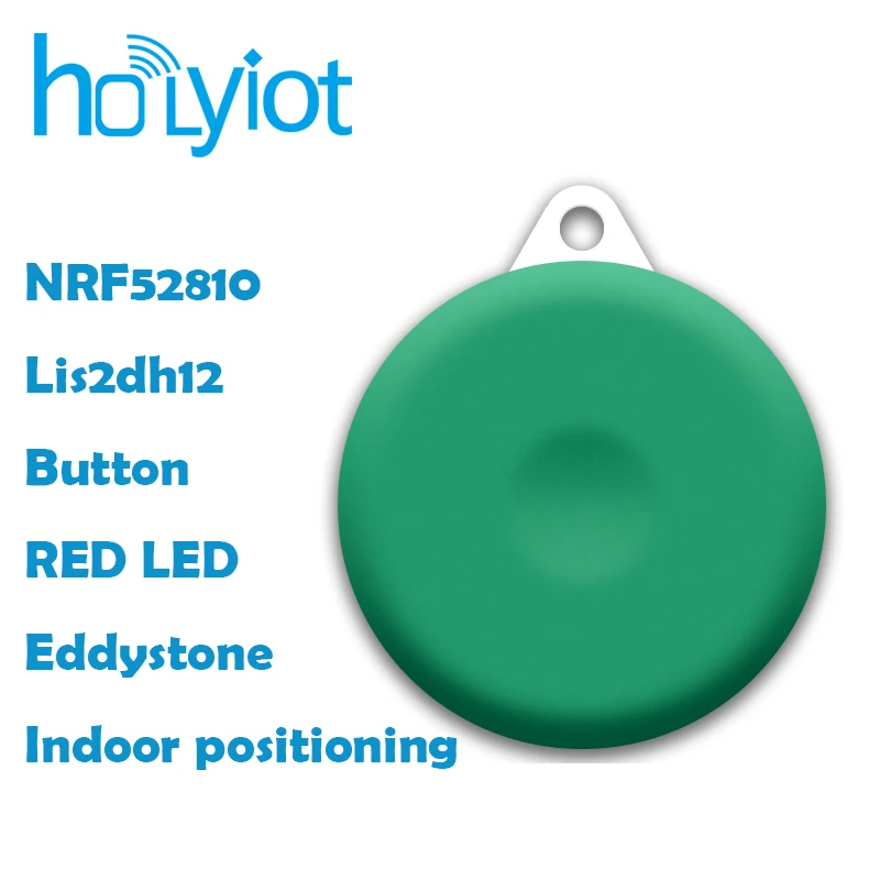 Holyiot NRF52810 Faro Bluetooth con sensore accelerometro Modulo BLE 5.0 Eddystone Posizione interna Ibeacon