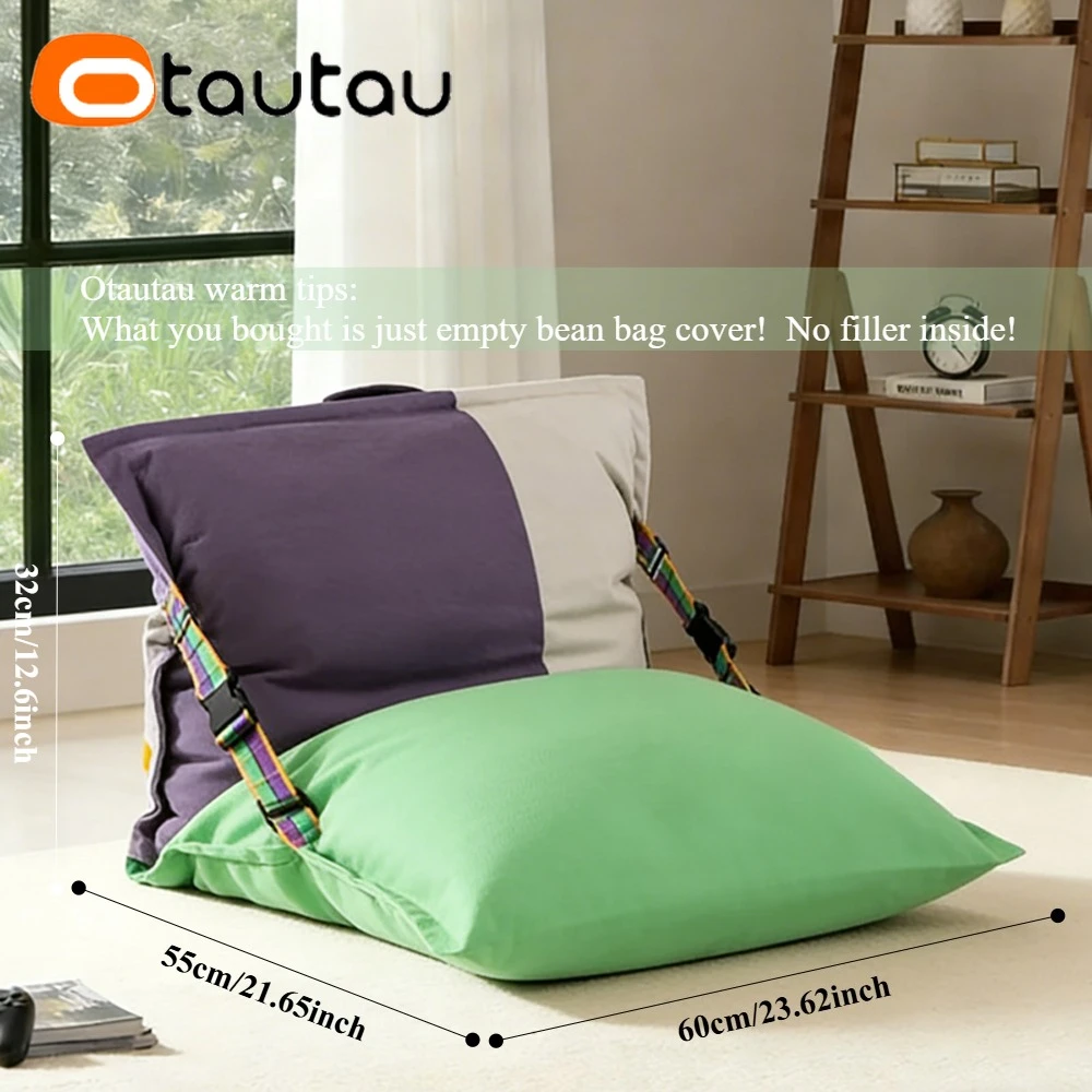 OTAUTAU Children Outdoor Bean Bag Cover Swim Pool Float Pouf Storage Beanbag Cover DD258【No Filler!Need Buy Filler Yourself】 - view 3
