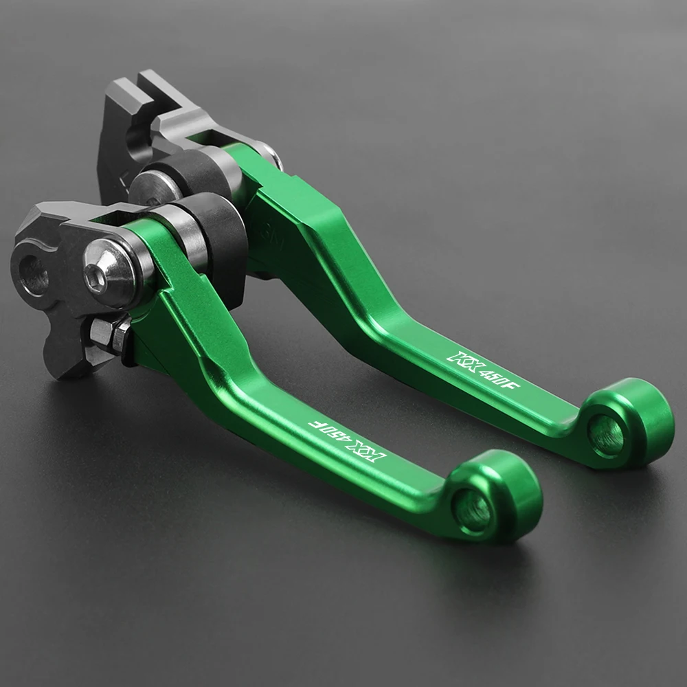 For KAWASAKI KX450F KX 450 F KX 450F 2006-2012 2013-2018 Motorcycle Motocross CNC Pivot Brake Clutch Levers Dirt Bike 2