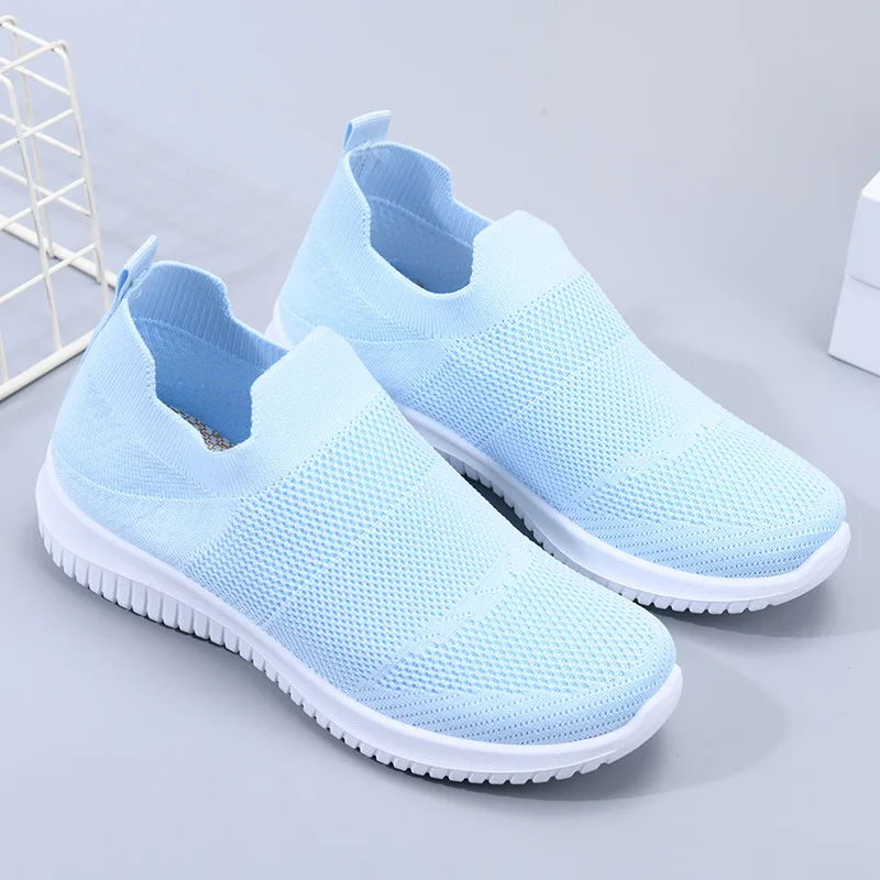 2025 New Luxury Women's Sneakers Fashion Trend Casual Shoes Soft Bottom Mesh Breathable Running Shoes Zapatillas Deportivas