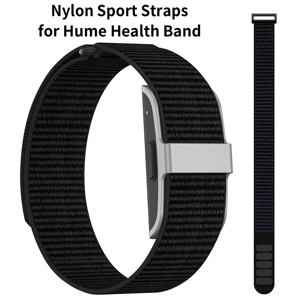 Pulseiras Esportivas de Nylon de Substituição Compatíveis com o Rastreador de Fitness Hume Health Band, Ajustáveis e Respiráveis para Hume