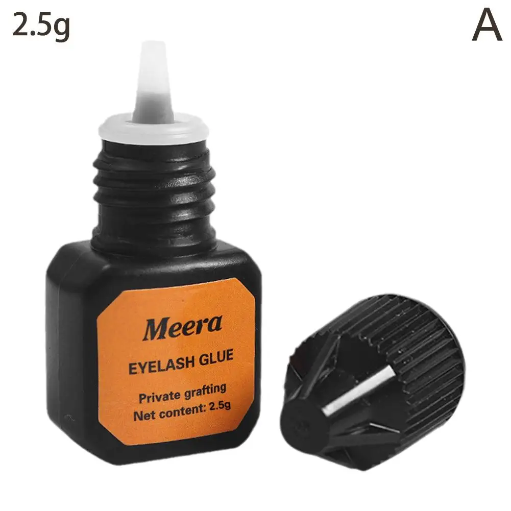 Pegamento de extensión de pestañas injertadas, resistente al agua, larga duración, secado rápido, No irritante, negro, herramientas de maquillaje, 5ml