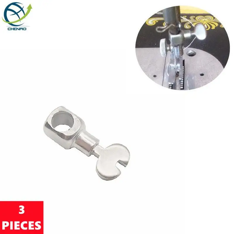 3Pcs/Lot Needle Clamp Sewing Machine Parts Old Style Universal Needle Clamp With Screw Holder For Metal Butterfly Bee West Lake