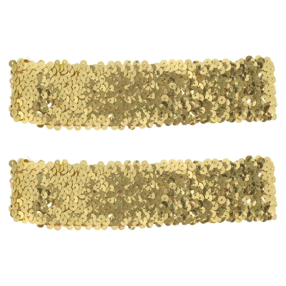 

2 шт. эластичные повязки на голову с блестками для женщин, для спортзала, походов, фитнеса, бега, йоги, нескользящие, удобные, спортивные