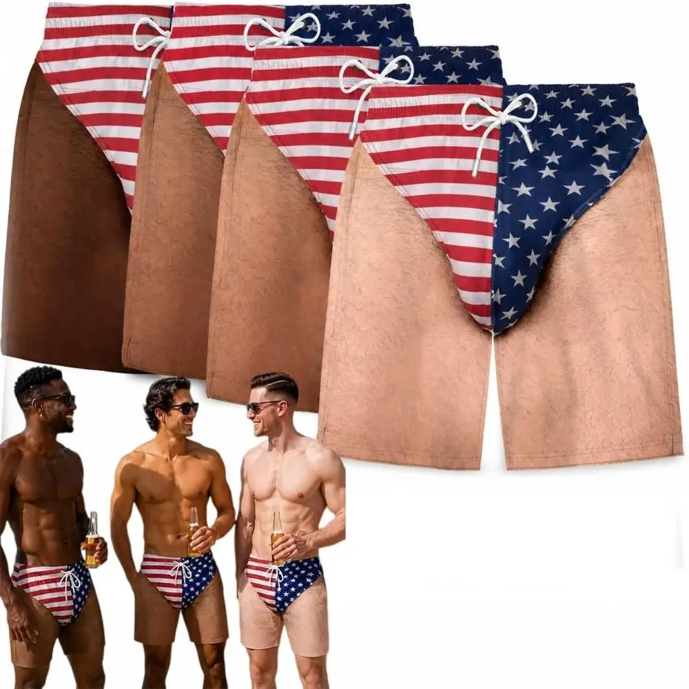 calcoes-de-banho-masculinos-de-secagem-rapida-com-cintura-elastica-estampa-total-tecido-leve-cordao-na-cintura-estilo-patriotico