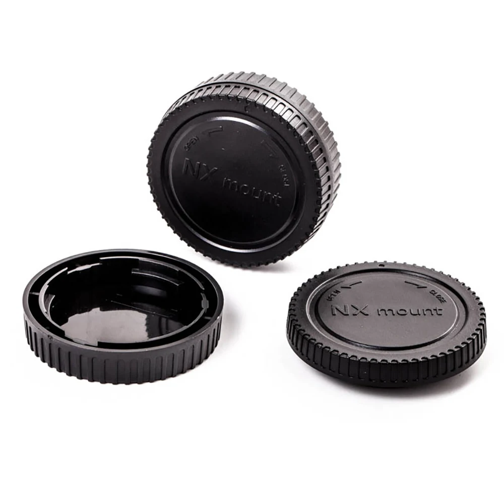 LinGo Replacement Body Cap & Rear Lens Cap Set for Samsung NX Mount, Fits NX1 NX500 NX300 NX2000 NX1000 NX Mini Protector