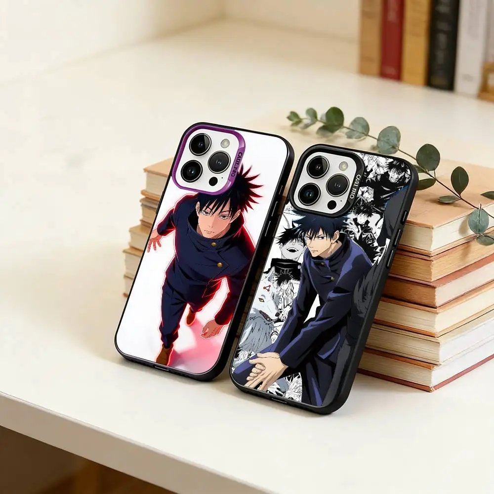 Чехол для телефона JK-F-Fushi-guro M-Meg-umi для iPhone 17, 16, 15, 14, 13, 12, 11 Plus, Pro Max, XS, цветной, серебристо-черный
