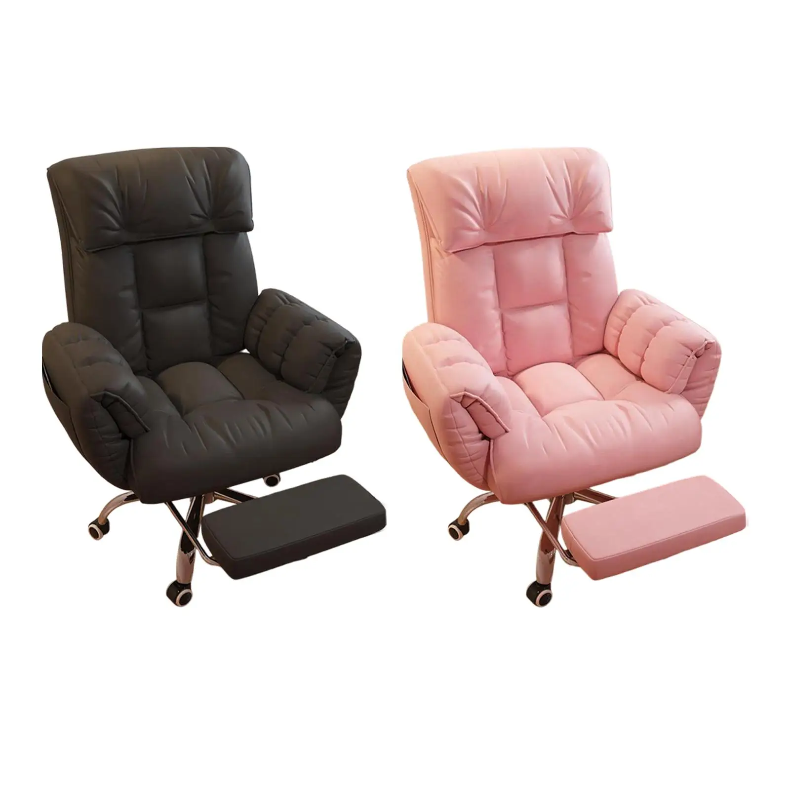 Computer Chair Executive Office Chair Side Pockets Comfortable Swivel recliner