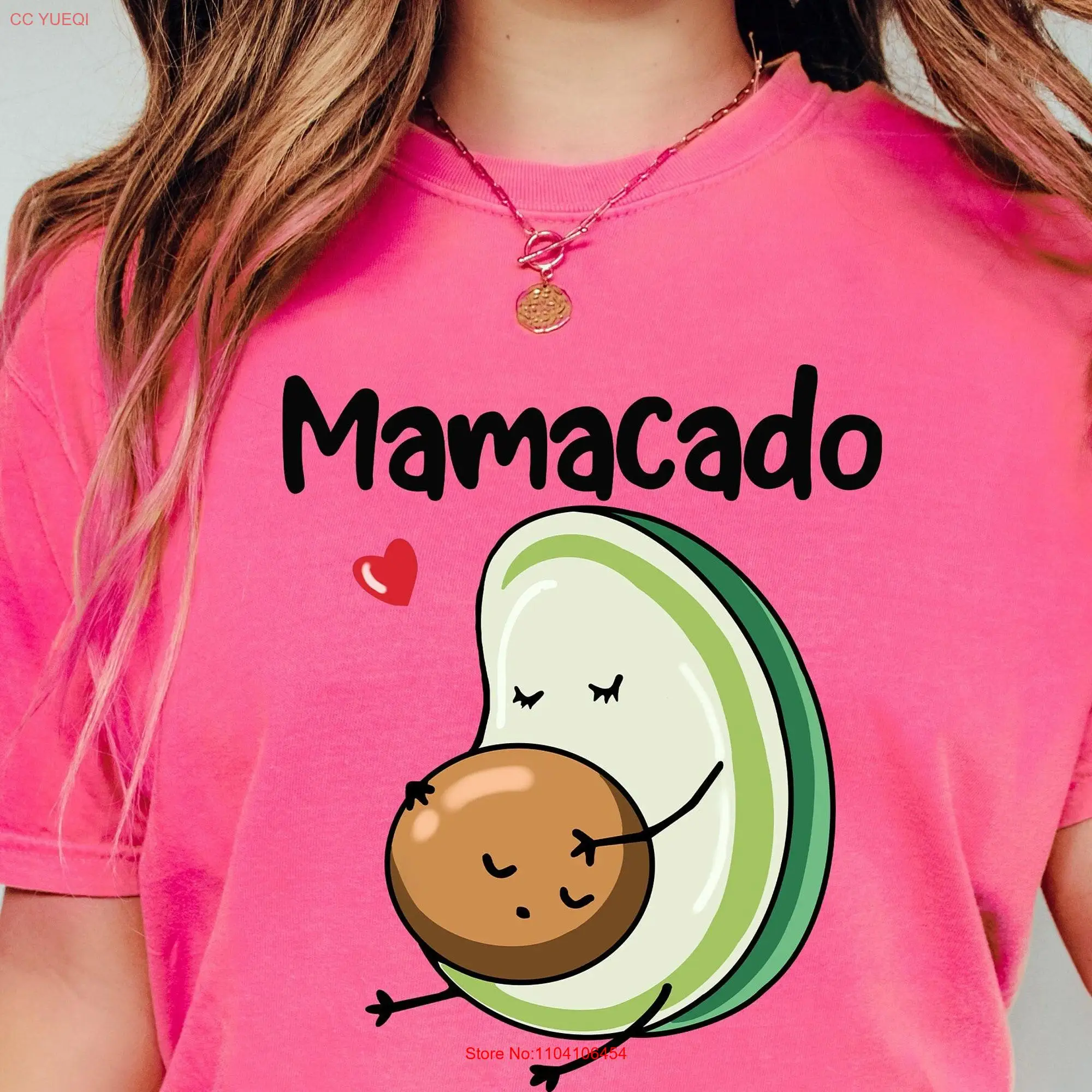 Comfort Colors Pregnancy T Shirt Reveal To Husband Announcement Avocado PregnanT Mamacado tee long or short sleeves