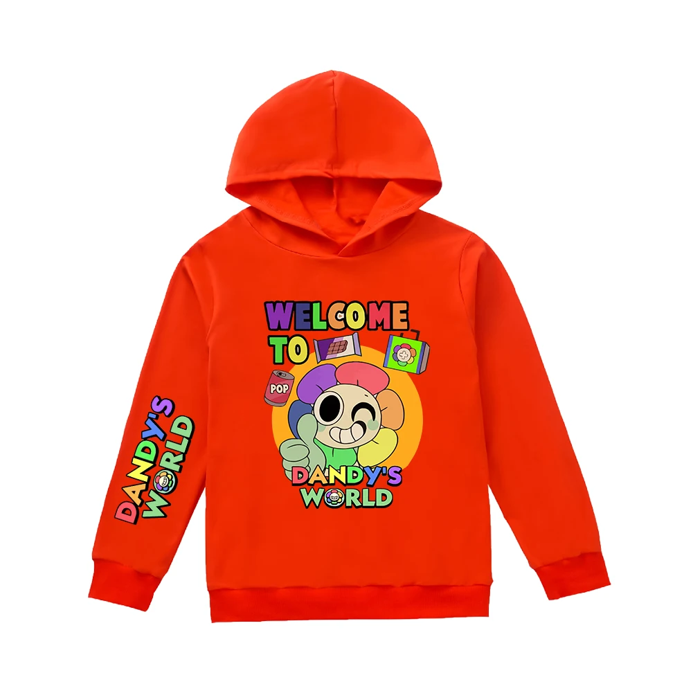 Children's Clothing Girls Dandys World Hoodies Kids Cartoon Jumper Baby Long Sleeve Outerwear Boys Casual Sweatshirts