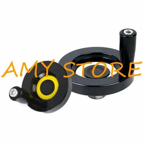 1Pc Handwheel Folding Revolving Handle Inside Ripple Corrugated Hand Wheel 63-200mm Diameter