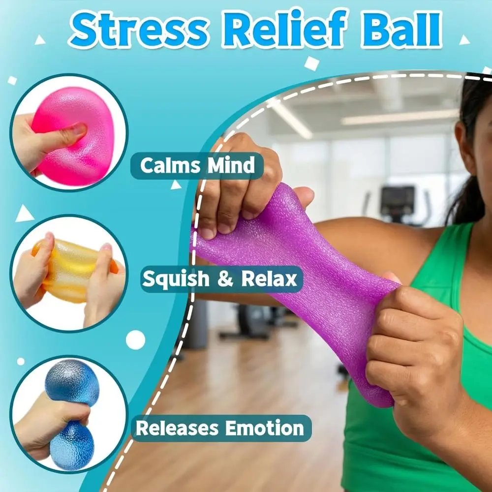 New Soft Maltose Squishy Fidget Slow Rising Decompression Super Solid Squeeze Ball Stress Relief Sugar Ball Sensory For Adults