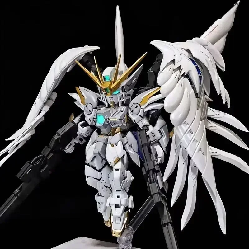 Gl Mgsd Wing  Zero Ew Snow White Model Kit  1/100 Scale High Grade Toy Action Figure Plastic Model Kits Toys Action Figures Gift
