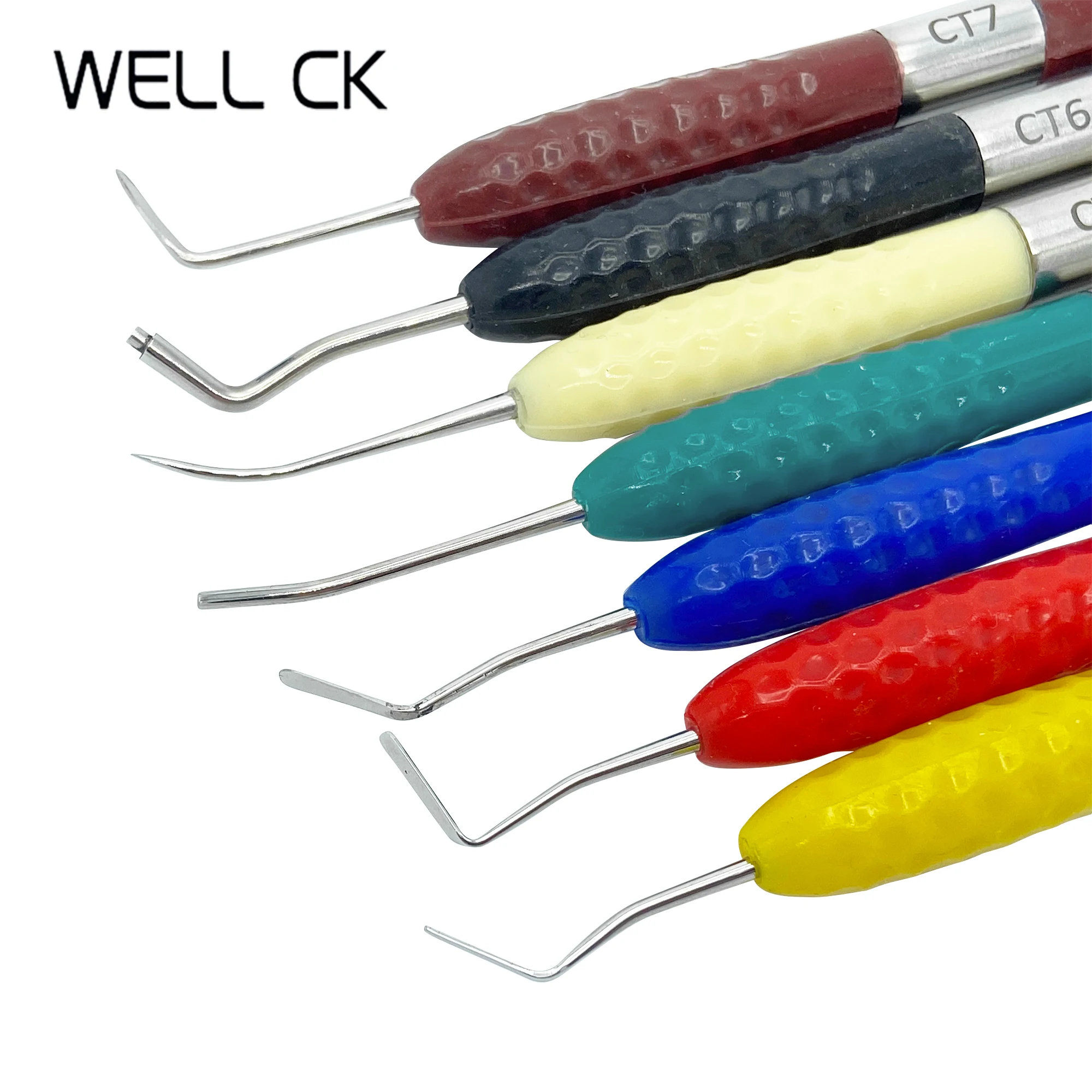 1PC Dental Resin Filled Restorative Instrument Filler Aesthetic Restoration Knife Silicone Handle Dentistry Tools