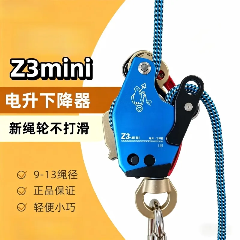 Rope Ascender Descender Lifting Device for High Altitude Work Safety Equipment