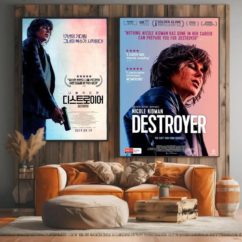 classic movie D-Destroyer 2018-R Painting Calligraphy Artwork for Living Room Bedroom Office Home Decor