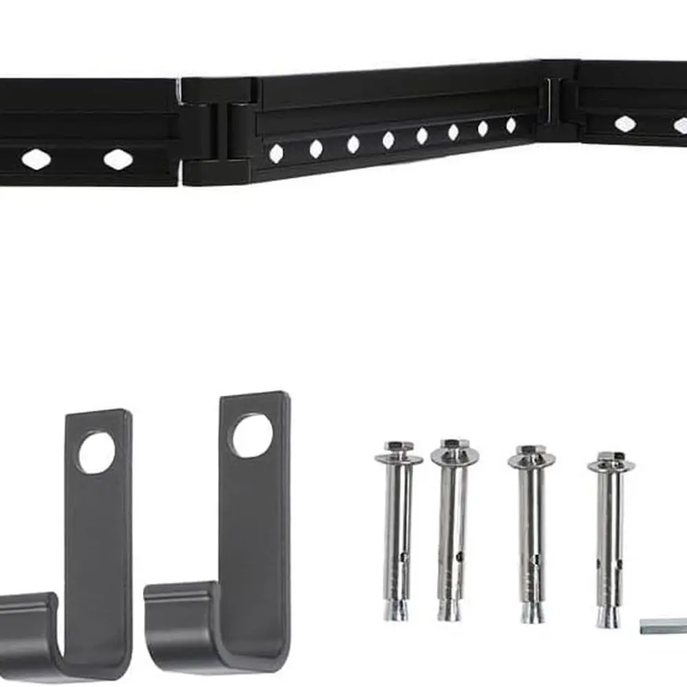 

Wall Mounted Clothes Hanger Rack Space Aluminum Retractable Collapsible Windproof Clothes Drying Rack for Laundry Balcony Bathro