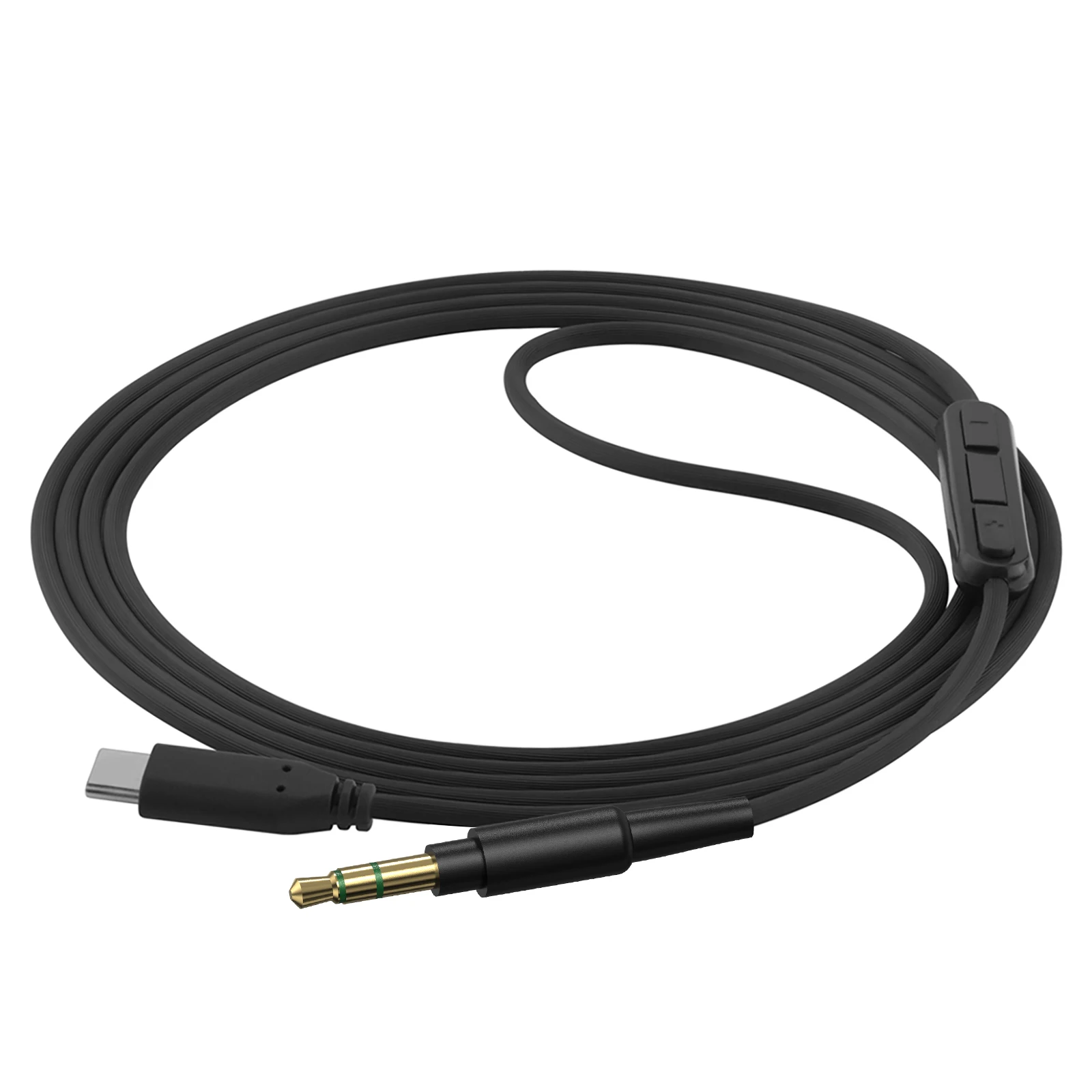 Geekria USB-C Digital to Audio Cable with Mic Compatible with Sony WH-1000XM4 1000XM3 Cable,Type-C Aux Audio Cord (4FT/1.2M) - view 2