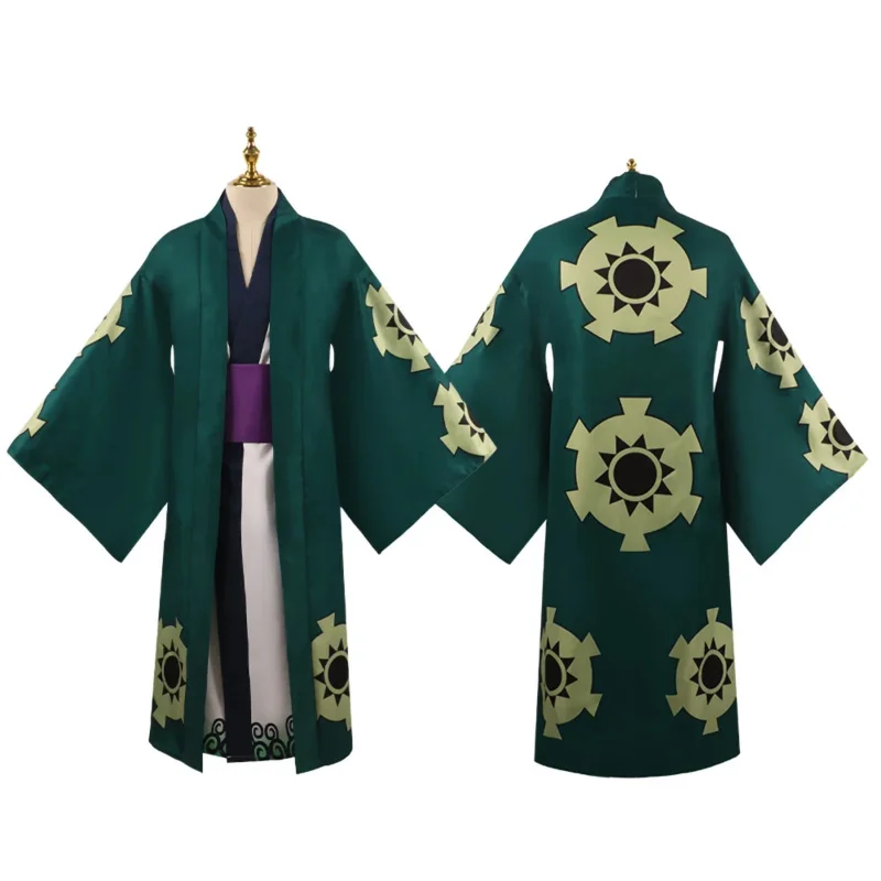 2025 新ロロノア・ゾロアニメ衣装ワンピース服セット着物大人子供コスプレアクセサリー p QAQ2